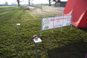 Sign for Maze Orienteering at Hardenhuish